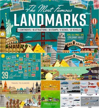 Most-famous-landmarks-of-the-world-vector-illustration-327x358.jpg