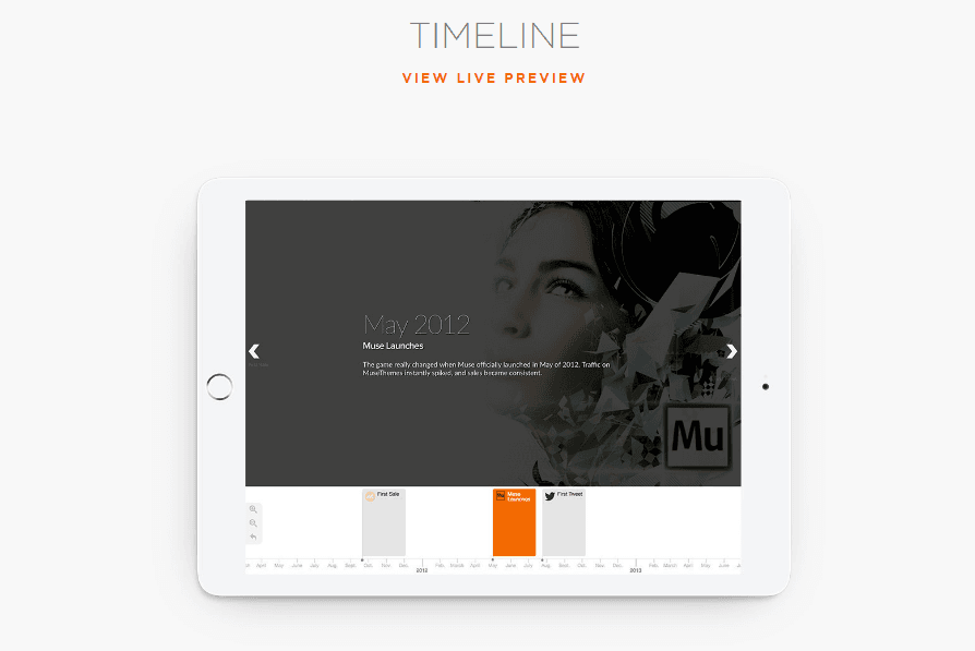 Timeline Widget for Adobe Muse   MuseThemes.png